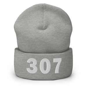 307 Area Code Cuffed Beanie