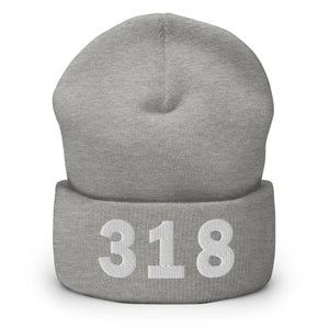 318 Area Code Cuffed Beanie