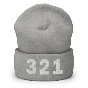 321 Area Code Cuffed Beanie