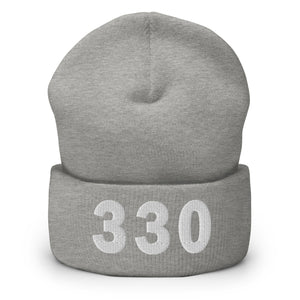 330 Area Code Cuffed Beanie