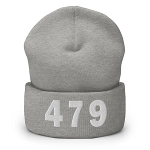 479 Area Code Cuffed Beanie