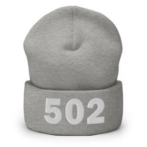 502 Area Code Cuffed Beanie