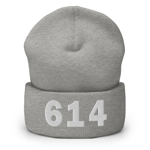 614 Area Code Cuffed Beanie