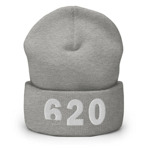 620 Area Code Cuffed Beanie