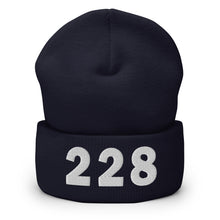 Load image into Gallery viewer, 228 Area Code Cuffed Beanie