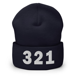 321 Area Code Cuffed Beanie