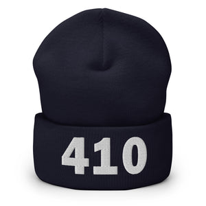 410 Area Code Cuffed Beanie