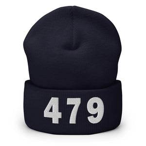 479 Area Code Cuffed Beanie