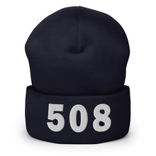 Load image into Gallery viewer, 508 Area Code Cuffed Beanie
