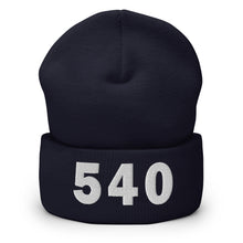 Load image into Gallery viewer, 540 Area Code Cuffed Beanie