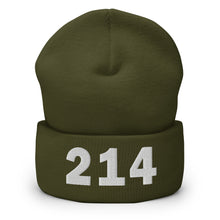 Load image into Gallery viewer, 214 Area Code Cuffed Beanie