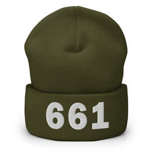 661 Area Code Cuffed Beanie