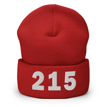 Load image into Gallery viewer, 215 Area Code Cuffed Beanie