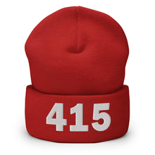 Load image into Gallery viewer, 415 Area Code Cuffed Beanie