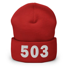 Load image into Gallery viewer, 503 Area Code Cuffed Beanie