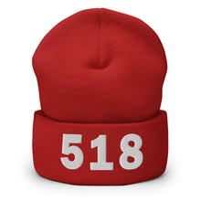 Load image into Gallery viewer, 518 Area Code Cuffed Beanie