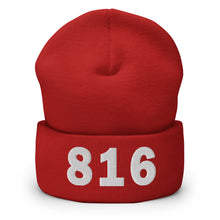 Load image into Gallery viewer, 816 Area Code Cuffed Beanie