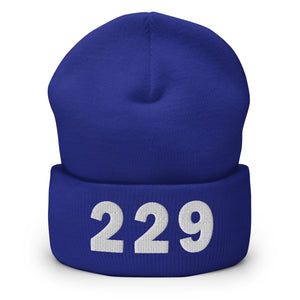 229 Area Code Cuffed Beanie