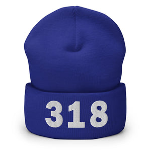 318 Area Code Cuffed Beanie