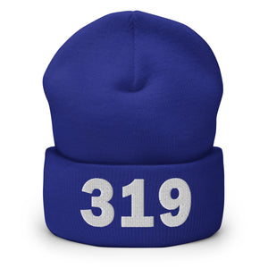 319 Area Code Cuffed Beanie