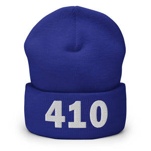 410 Area Code Cuffed Beanie