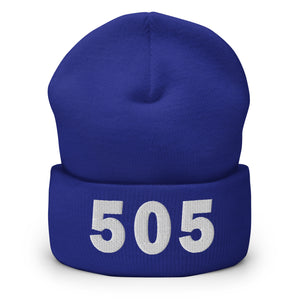 505 Area Code Cuffed Beanie