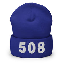 Load image into Gallery viewer, 508 Area Code Cuffed Beanie