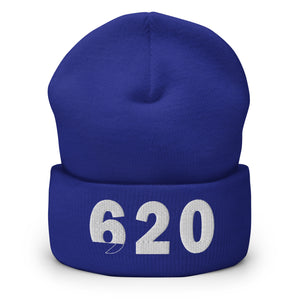 620 Area Code Cuffed Beanie