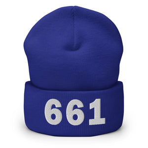 661 Area Code Cuffed Beanie