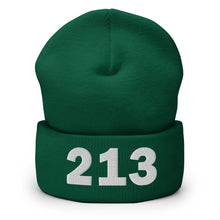 Load image into Gallery viewer, 213 Area Code Cuffed Beanie