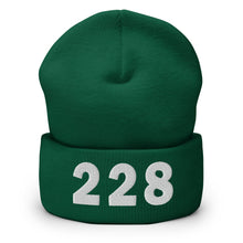 Load image into Gallery viewer, 228 Area Code Cuffed Beanie