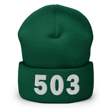 Load image into Gallery viewer, 503 Area Code Cuffed Beanie