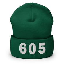 Load image into Gallery viewer, 605 Area Code Cuffed Beanie