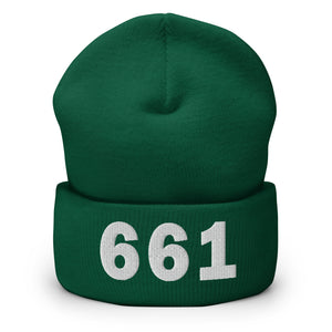 661 Area Code Cuffed Beanie