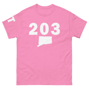 203 Area Code Men's Classic T Shirt