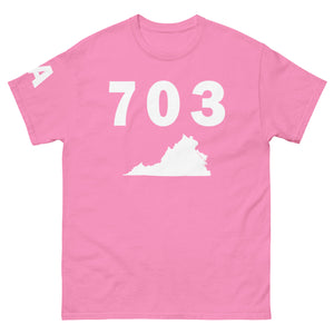 703 Area Code Men's Classic T Shirt