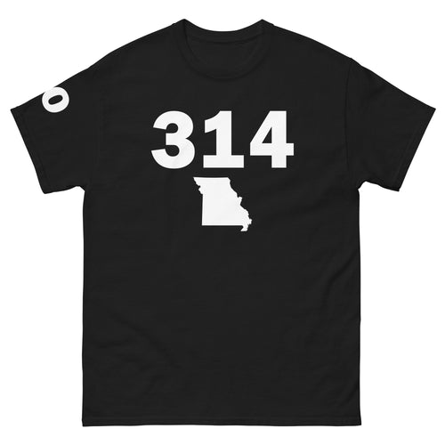 314 Area Code Men's Classic T Shirt