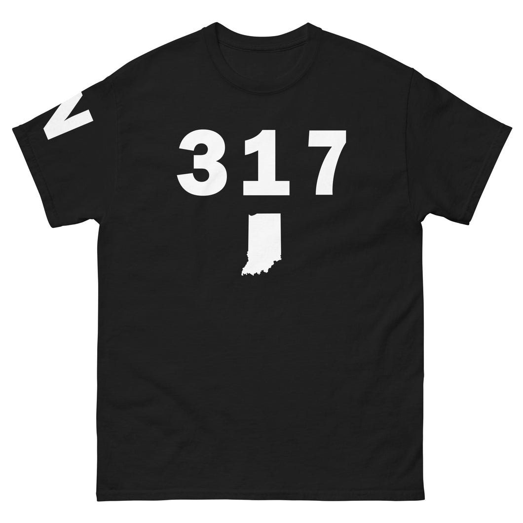 317 Area Code Men's Classic T Shirt