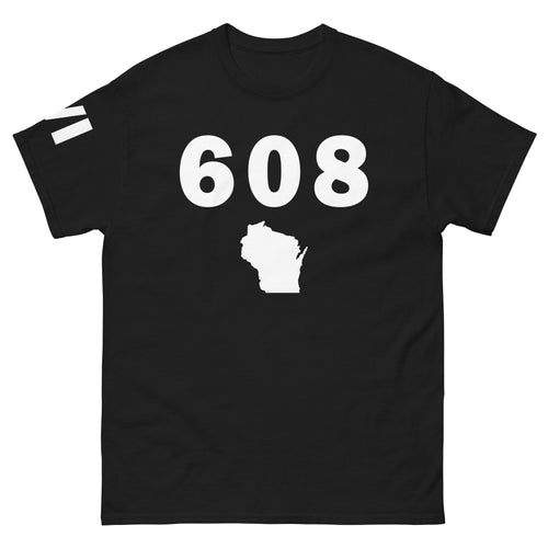608 Area Code Men's Classic T Shirt