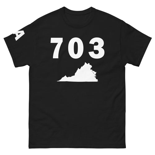 703 Area Code Men's Classic T Shirt