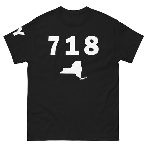 718 Area Code Men's Classic T Shirt
