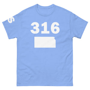 316 Area Code Men's Classic T Shirt