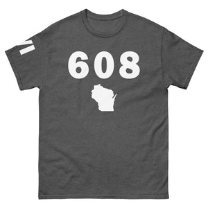 608 Area Code Men's Classic T Shirt