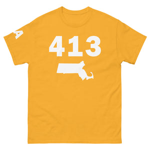 413 Area Code Men's Classic T Shirt
