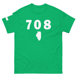 708 Area Code Men's Classic T Shirt