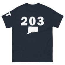 Load image into Gallery viewer, 203 Area Code Men&#39;s Classic T Shirt