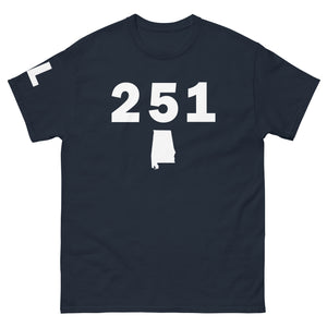 251 Area Code Men's Classic T Shirt