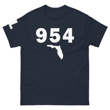 Load image into Gallery viewer, 954 Area Code Men&#39;s Classic T Shirt