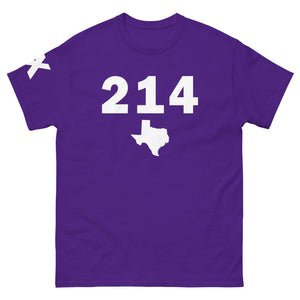 214 Area Code Men's Classic T Shirt