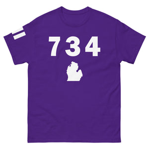 734 Area Code Men's Classic T Shirt